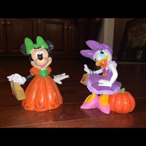 Minnie and Daisy ceramic pieces